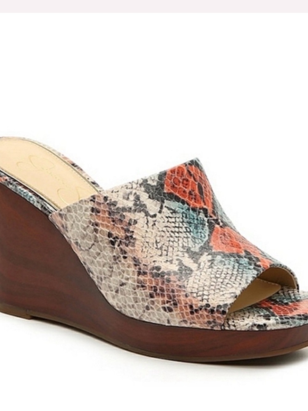 Jessica Simpson Snakeskin Wedge